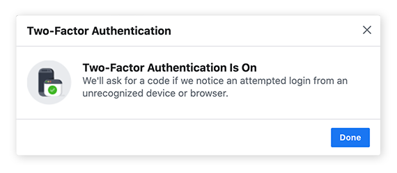 2fa facebook генератор